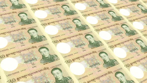Bhutan  Money / 20 Bhutanese Ngultrum 4K alt