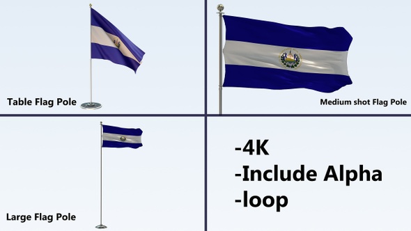 El Salvador Pole Pack 4k-Loop alt