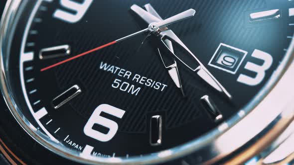 The Movement of the Hands of a Wristwatch