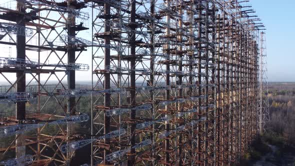 Drone View of a Soviet ICBM Launcher