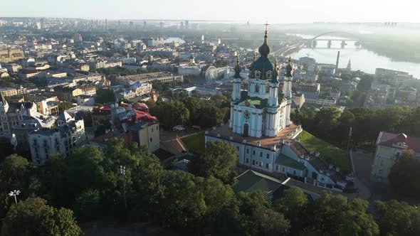 St. Andrew's Church at Dawn, Kyiv, Ukraine alt