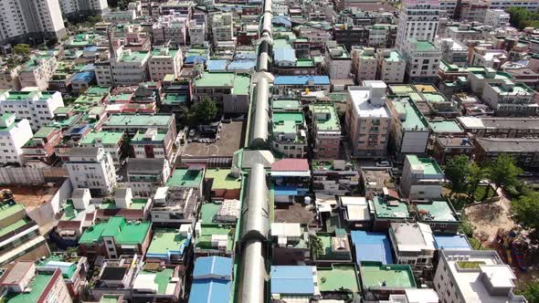 Korea Gyeonggi Do Bucheon City  Sang Dong Housing Aerial View