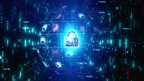 Lock Icon Cyber Security Concept 00619 alt