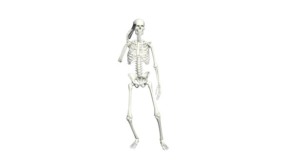 Phone Talking Skeleton