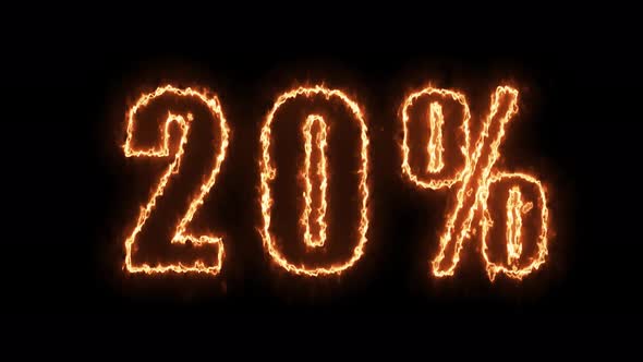 20% sale animated banner. alt