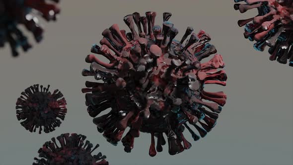 Coronavirus 2019. 3d render alt