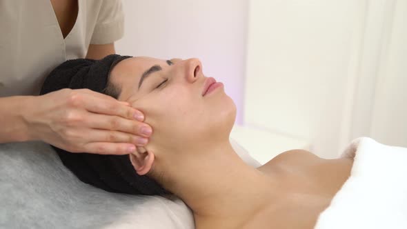 Spa Woman Facial Massage