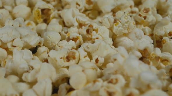 Popcorn Closeup Close and Detailed