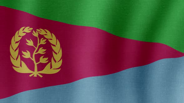 The National Flag of Eritrea