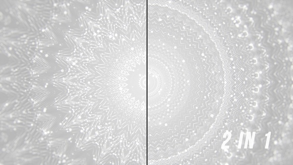 White Abstract Kaleidoscope Backgrounds