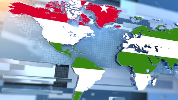 Abkhazia Flag Inside The Shape Of World Map Transition alt