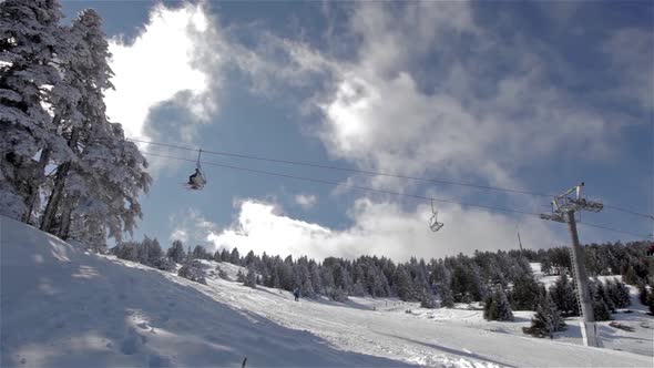  Ski Lift Up The Mountain alt