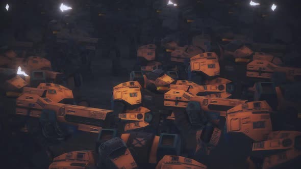 Fighter Robots In A War Hd alt