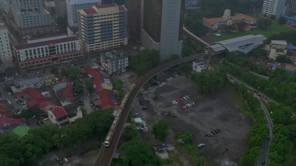 Daytime Panorama of City Kuala Lumpur, Malaysia alt