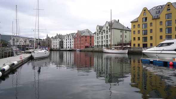 Aksla at the City of Alesund, Norway alt