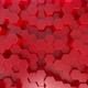 4K Red Hexagon Background - VideoHive Item for Sale