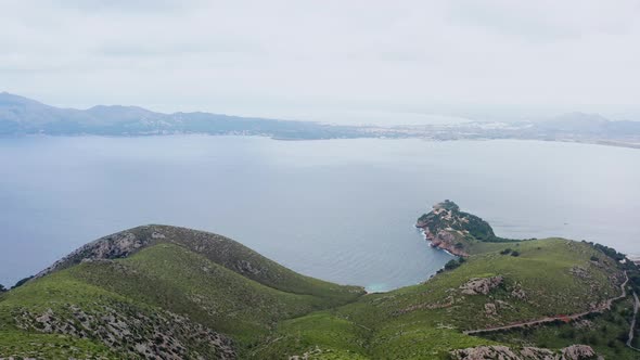 Landscape of the Coastline of the Island Dron  Video alt