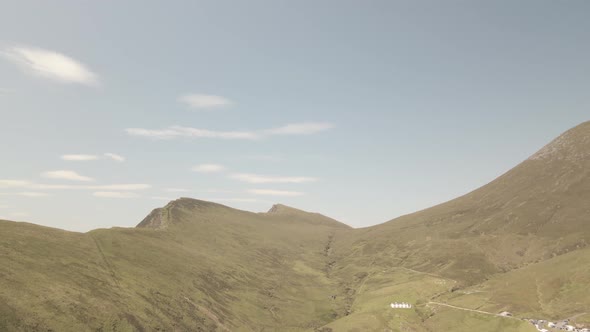 Secluded Fjord Of Keem Beach And Blue Waters Of Atlantic Ocean Surrounding The Achill Island In Irel alt