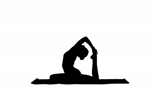 Woman Doing Yoga Pose
