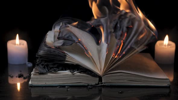 An Open Book is on Fire alt