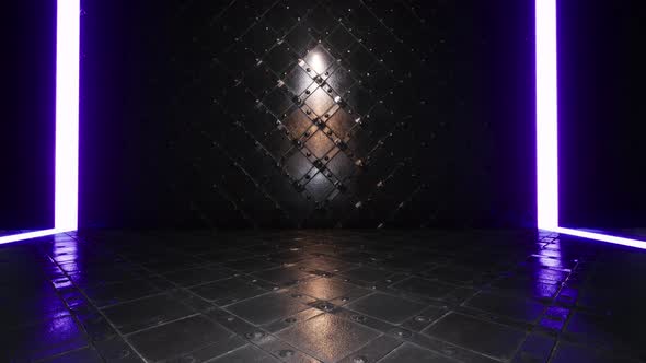 Product Showcase Spotlight Background With Colorful Neon Lights 2 alt