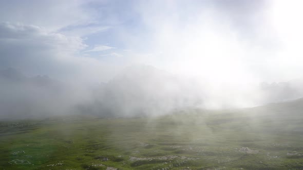 National Nature Park Tre Cime In the Dolomites Alps alt