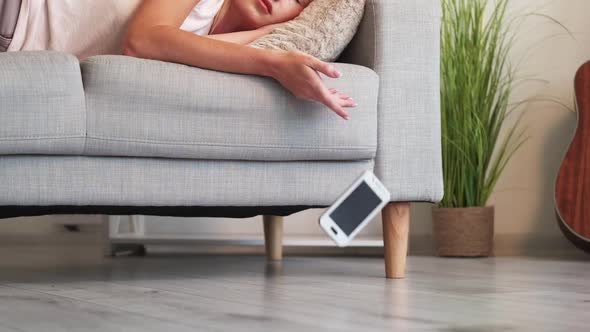 Deep Sleep Exhausted Woman Day Relax Tired Lady alt