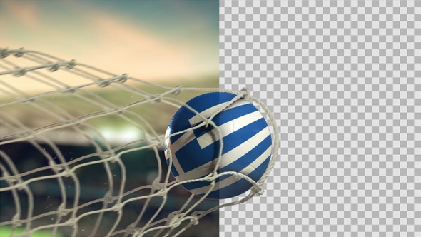 Soccer Ball Scoring Goal Day - Greece