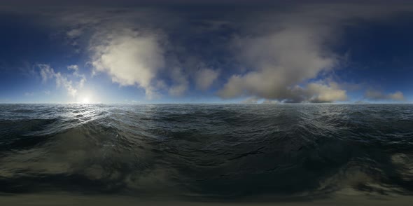 Sunrise Ocean Panoramic 360 VR