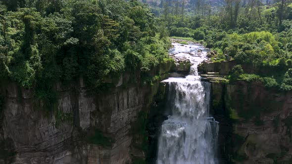 The El Salto De Tequendama Waterfall in Bogota, Colombia