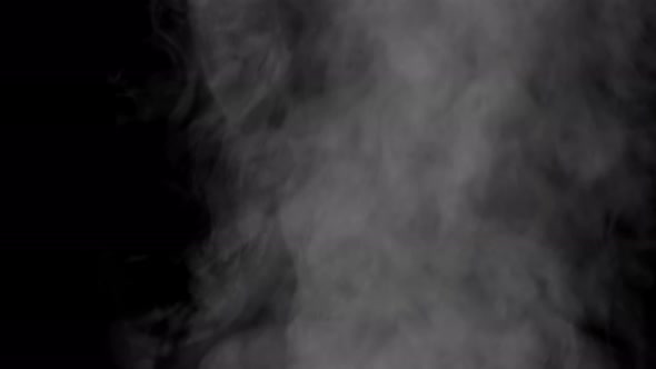 Smoke or Steam on Transparent Background with Alpha Channel. alt