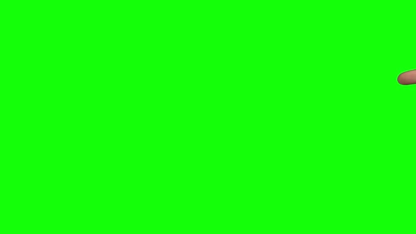 Arm of Male Pointing at Something. Green Screen. Close Up alt