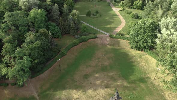 Babi Yar. Aerial - The Place of Mass Murder of Jews During the Second World War. Holocaust. Kyiv alt