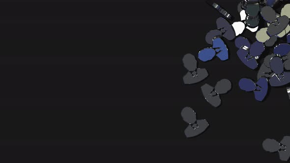 Shiny Metal 3D Male Icon Falling Dynamic 3D Rendering, Personal and Company Profile Detailed Icon alt