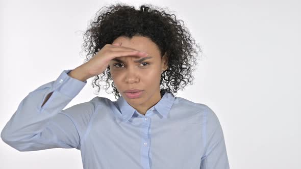 Portrait of Ambitious Young African Woman Searching for Opportunities alt