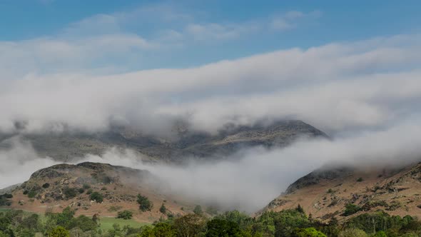 Time Lapse of Clouds Clearing