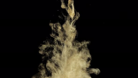 Gold Glitter Ink Swirl alt