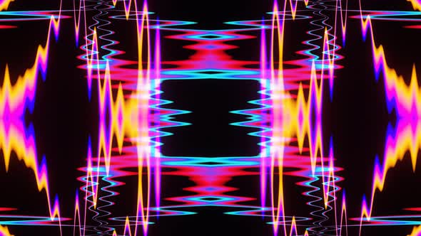 Plasma Neon Glitch Effect VJ Loop alt