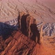 Drone Shot of Epic Sunrise Over Mitten Butte Mesa in Monument Valley in Arizona - VideoHive Item for Sale