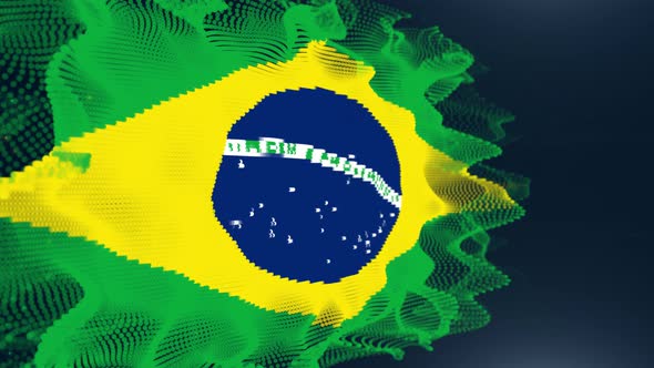 Brazil Particle Flag