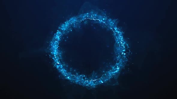 Elegant Water Ring Background 4K