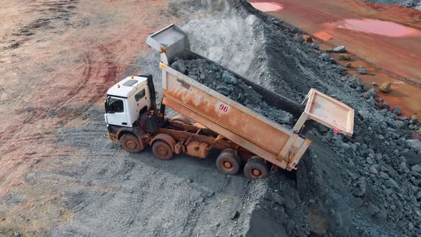 Open Pit Mining Excavation Dump Site 05