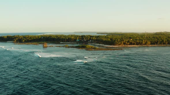 Surf Spot on the Island of Siargao Called Cloud 9 alt