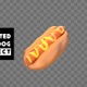 Isolated Hot Dog Object - VideoHive Item for Sale