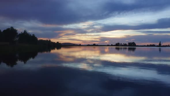 Lake Sunset - Blue Hour