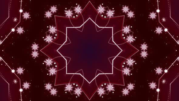 Snowflakes Loop Background