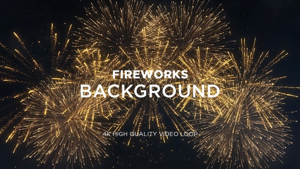 Fireworks Background 4K