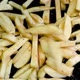 Drop down long cut raw fries potatoes slices close - VideoHive Item for Sale