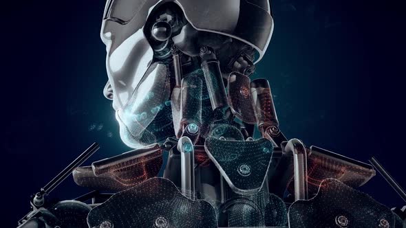 Futuristic Humanoid Cyborg Woman Hd alt