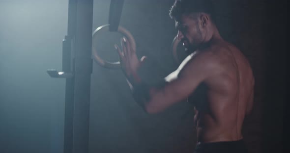 Hard Training Workout Charismatic Athletic Guy alt